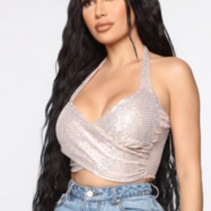 sequin top